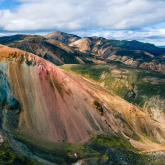 A moment from the Landmannalaugar highlands tour