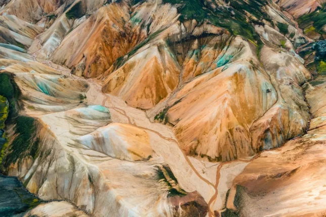 A moment from the Landmannalaugar highlands tour