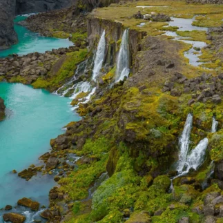 A moment from the Landmannalaugar highlands tour