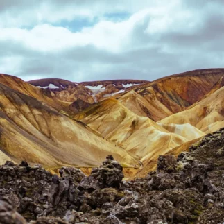 A moment from the Landmannalaugar highlands tour