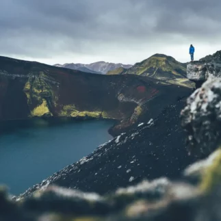 A moment from the Landmannalaugar highlands tour