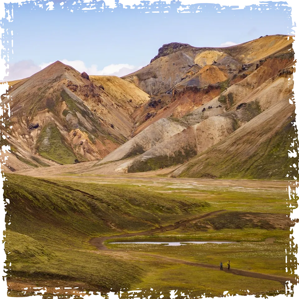 A moment from the Landmannalaugar highlands day tour