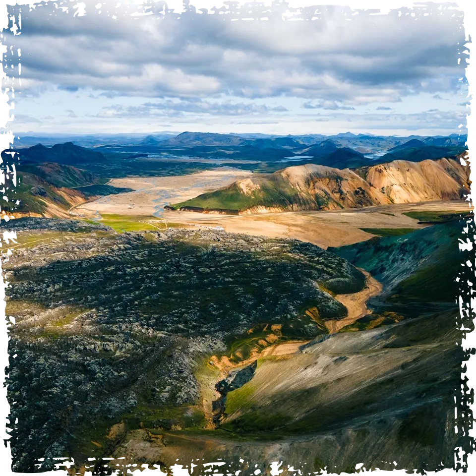 A moment from the Landmannalaugar highlands day tour