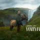 Hordur Bender with his horse at one of the most beautiful waterfall in Iceland