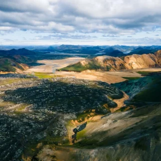 A moment from the Landmannalaugar highlands tour