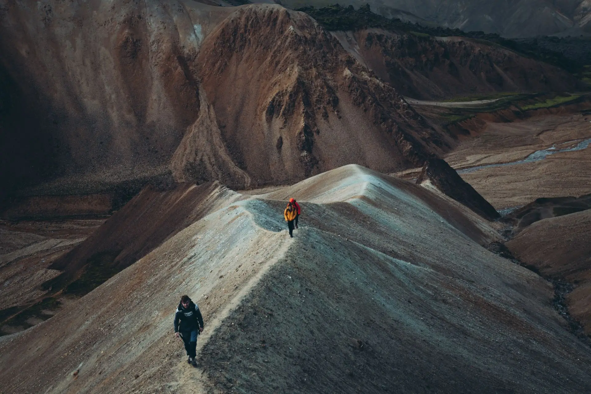 A moment from the Landmannalaugar highlands tour