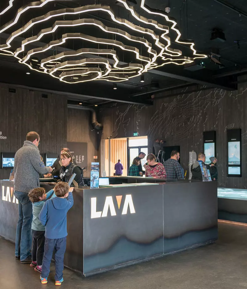 Lava Centre reception