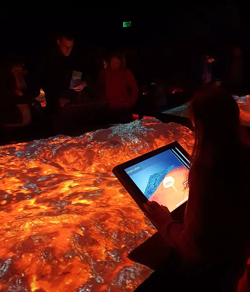 Lava Centre volcano room