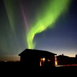 Mr Iceland Exclusive - northern lights above the farm