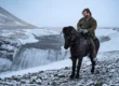 Mr Iceland - Hordur Bender with his horse near waterfall in winter