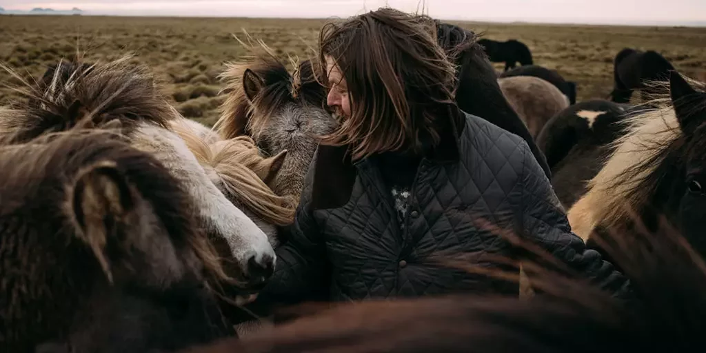 Mr Iceland - Hordur Bender with his horses