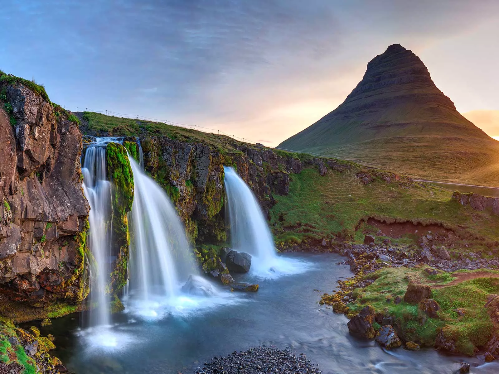 Mr Iceland - beautiful waterfall