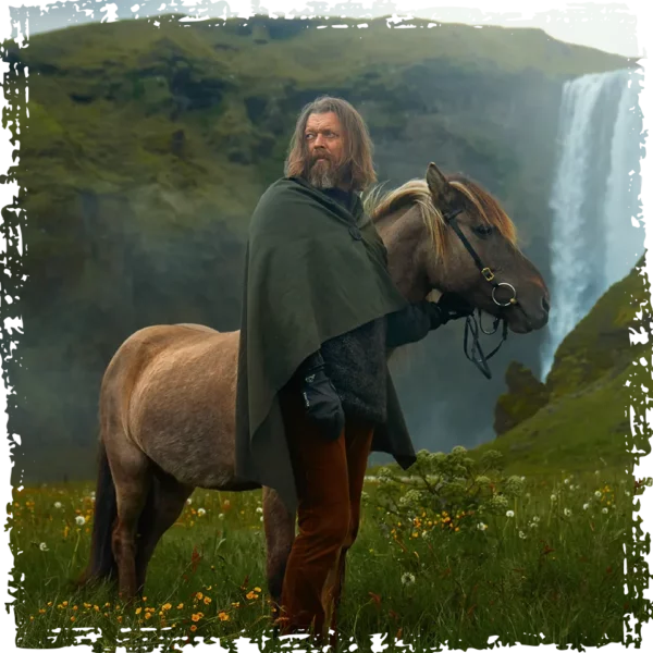 Mr Iceland handmade wool cape