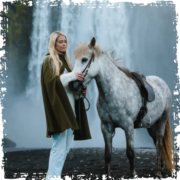 Mr Iceland handmade wool cape