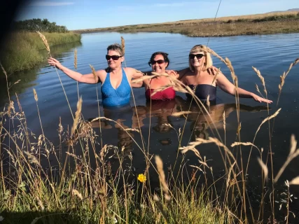 Mr Iceland - summer bathing in the lake