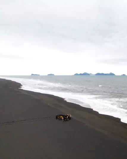 Mr Iceland - panorama of the Black Sand Beach