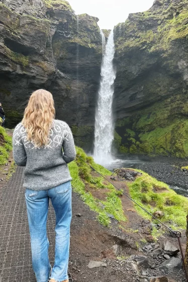 Mr Iceland's exclusive grey wool sweater