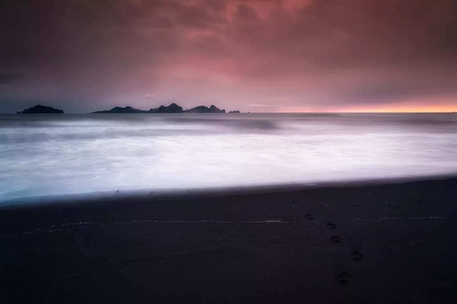 The famous Black Beach you can visit with Mr Iceland