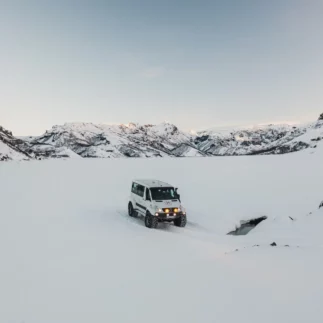 A moment from Thorsmork super Jeep private tour