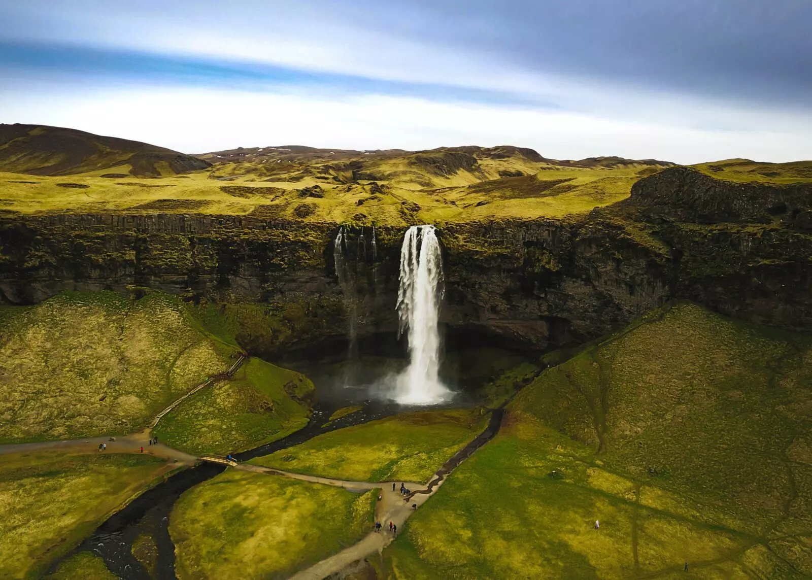 Seljalandsfoss waterfall in Iceland